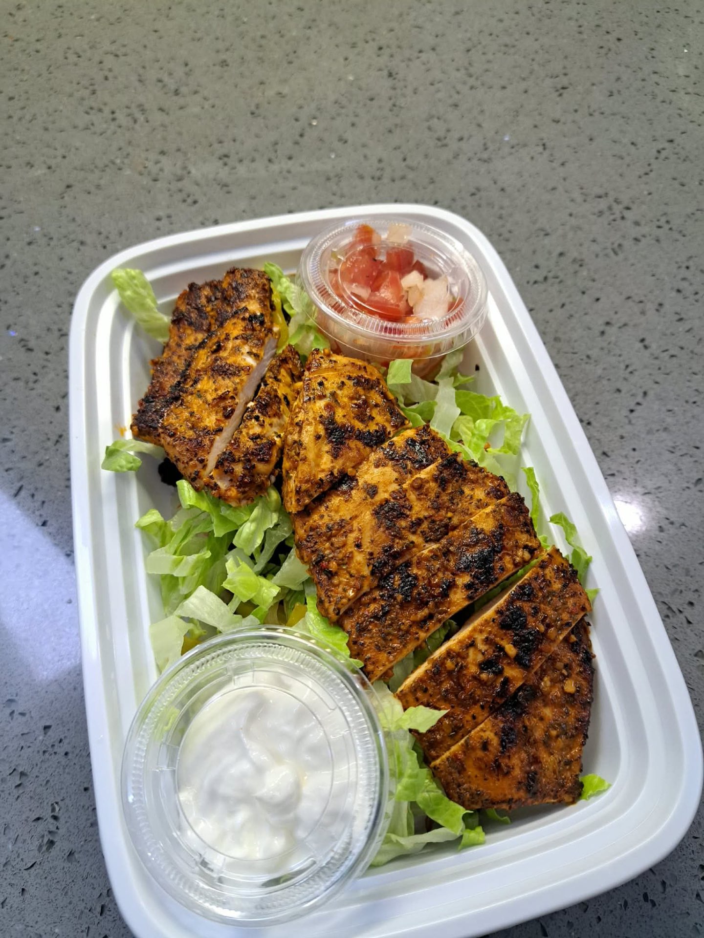 Blackened Chicken Fajita Bowl with Rice