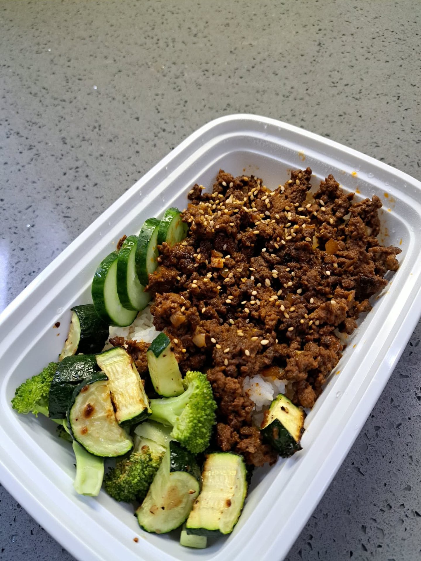 Korean Beef Bowl with Rice