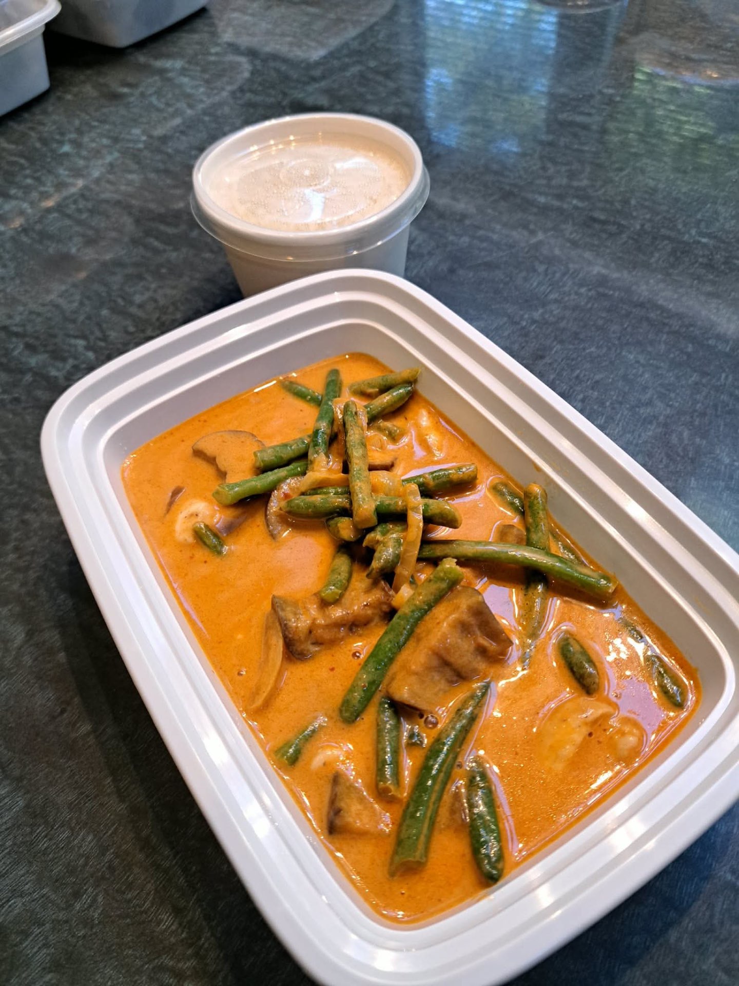 Red Thai Chicken Curry with Rice